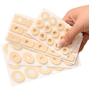 Pedisil zelfklevende likdoorn schuimringen rechthoekig, huidskleur - M